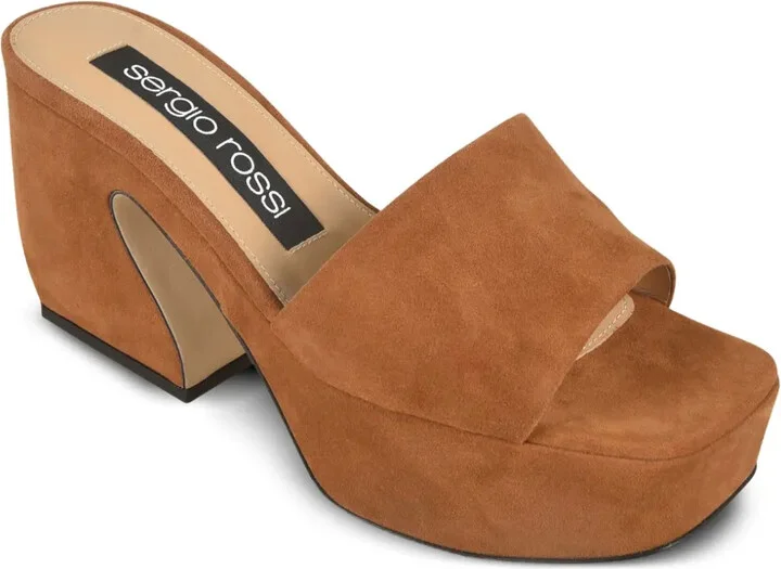 90mm Suede Sandals - Image 2