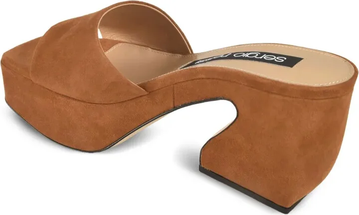 90mm Suede Sandals - Image 3