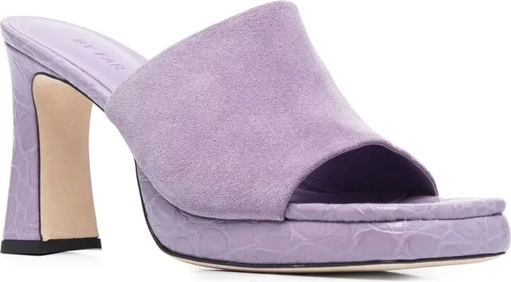90mm Suede Sandals - Image 2