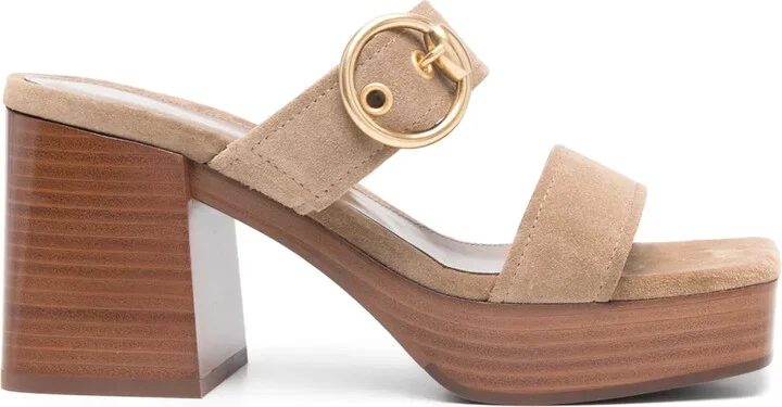 90mm Suede Sandals