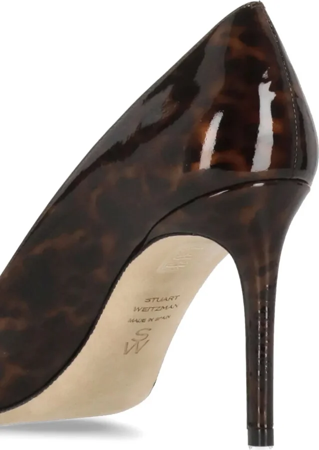 90mm Tortoiseshell-Print Pointed-Toe Heeled Pumps - Image 4