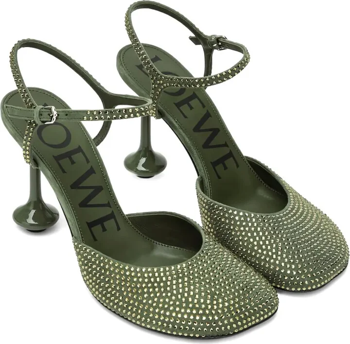 90mm Toy crystal-embellished pumps - Image 2