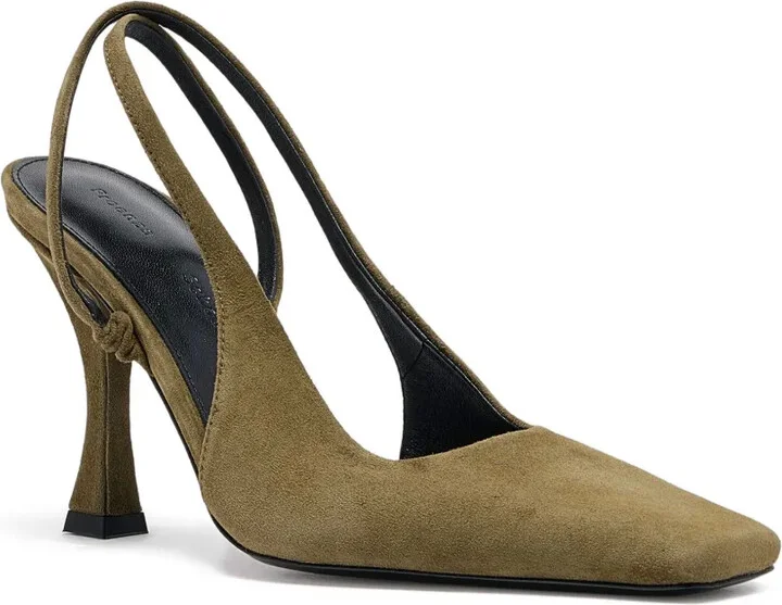 90mm Trap Cross heeled pumps - Image 2