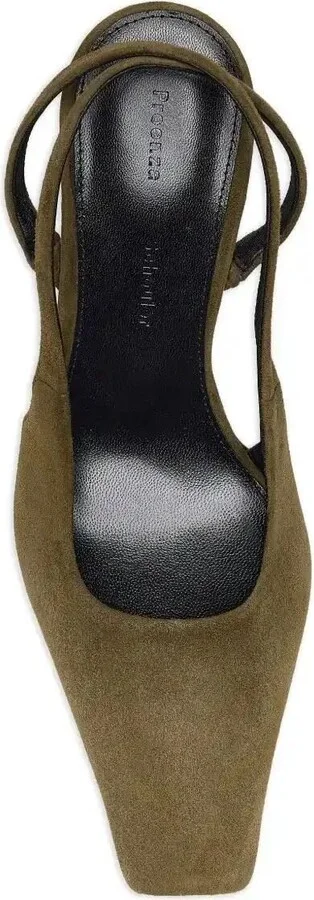 90mm Trap Cross Heeled Pumps - Image 3