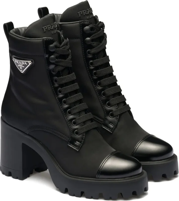 90mm Triangle-Logo Ankle Boots - Image 2