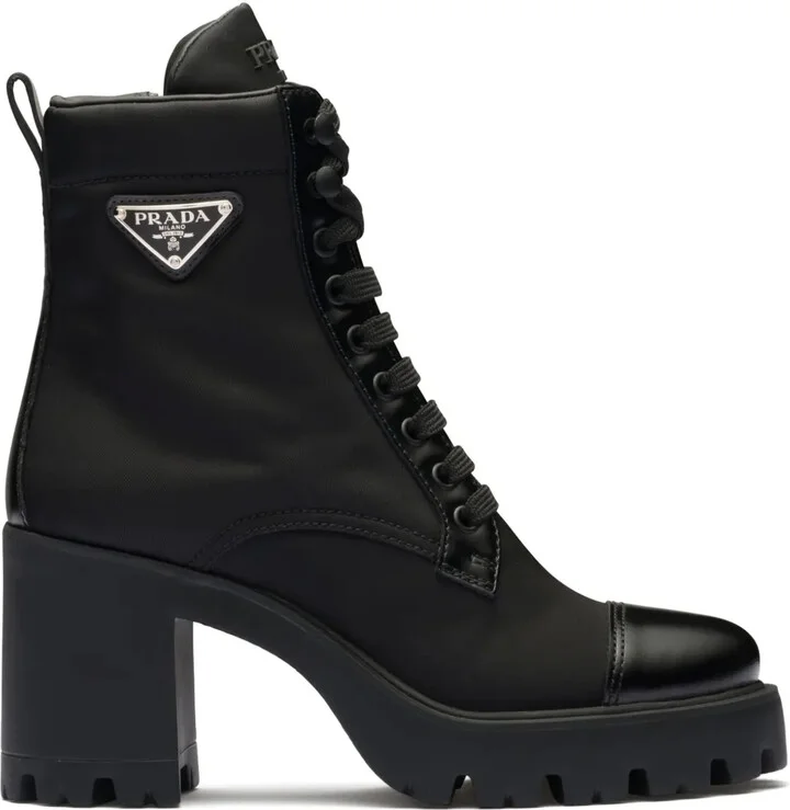 90mm Triangle-Logo Ankle Boots