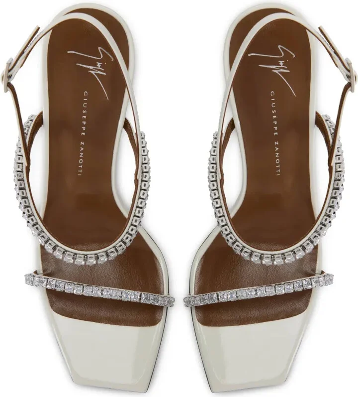 90mm Valentiine Crystal sandals - Image 4