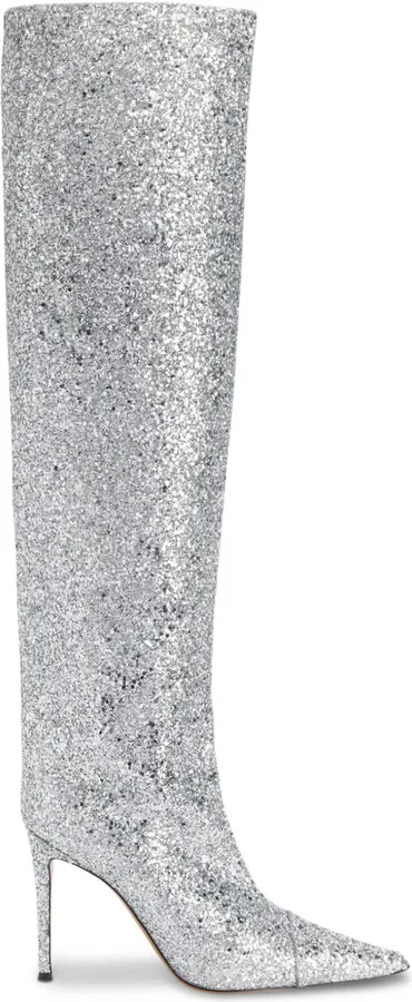 90mm Viola glittered boots