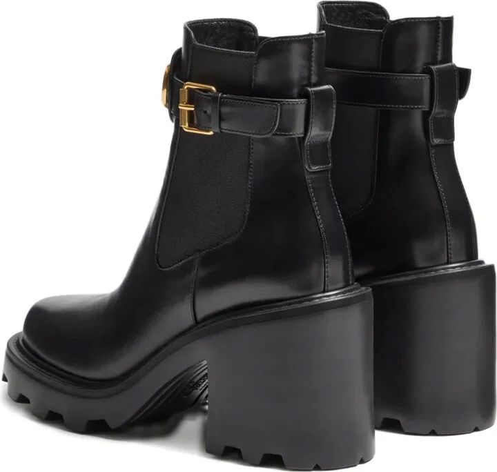 90mm Vlogo Chelsea leather ankle boots - Image 3