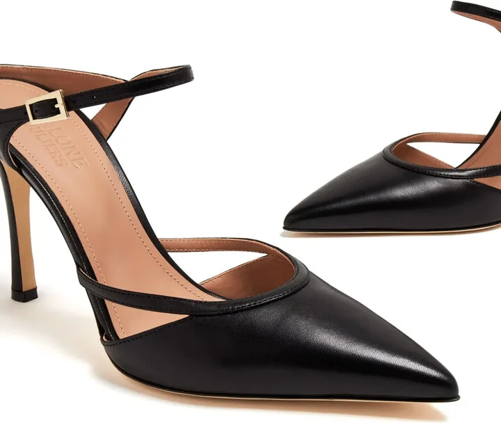 90mm Yola leather mules - Image 2