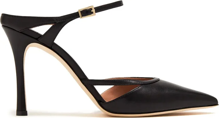 90mm Yola leather mules