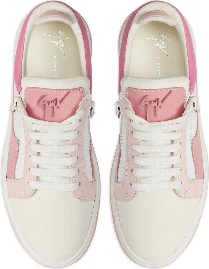 94 Panelled Low-Top Leather Sneakers - Image 4