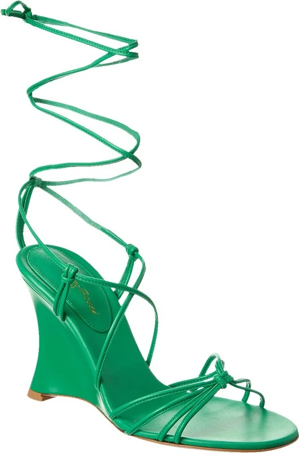 95 Leather Wedge Sandal