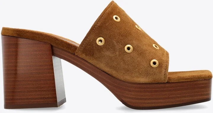 95 Suede Platform Mules