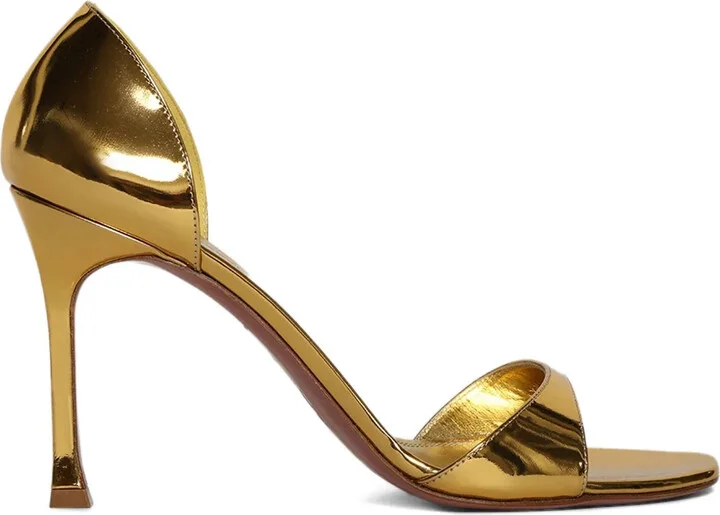 95mm Agnese metallic open-toe sandals