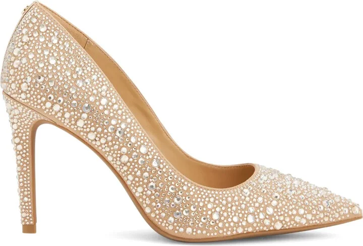 95mm Alina Flex rhinestone-embellished pumps
