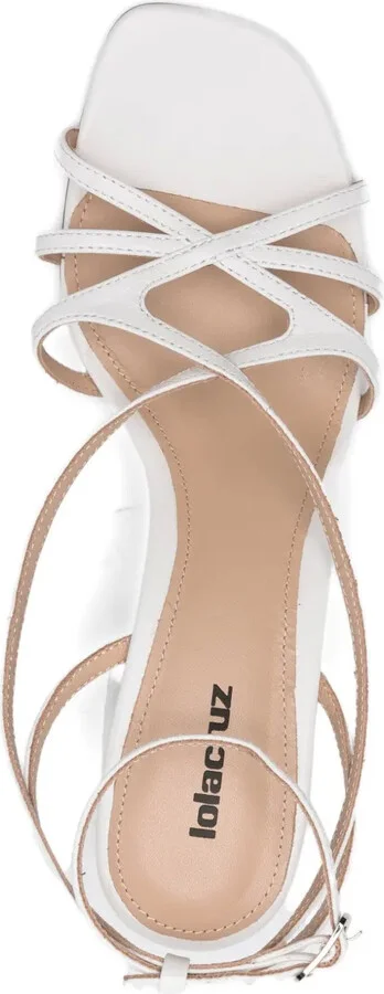 95mm Angela crossover-strap sandals - Image 4