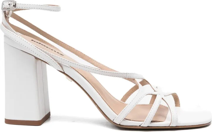 95mm Angela crossover-strap sandals