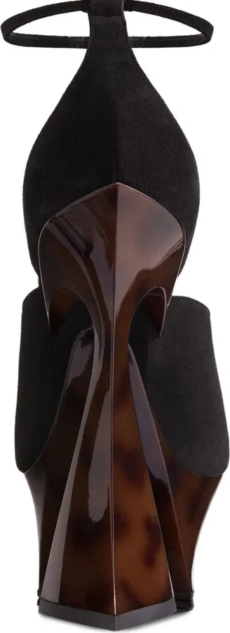 95mm Ankle-Strap Sculpted-Heel Mules - Image 4