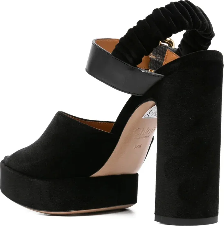 95mm Aria buckle-fastening platform sandals - Image 3