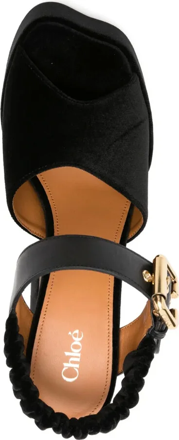 95mm Aria buckle-fastening platform sandals - Image 4