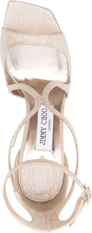 95mm Azia ankle-strap heeled sandals - Image 4