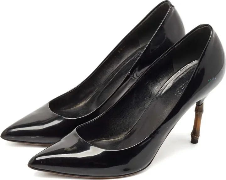 95mm Bamboo-heel pumps - Image 2
