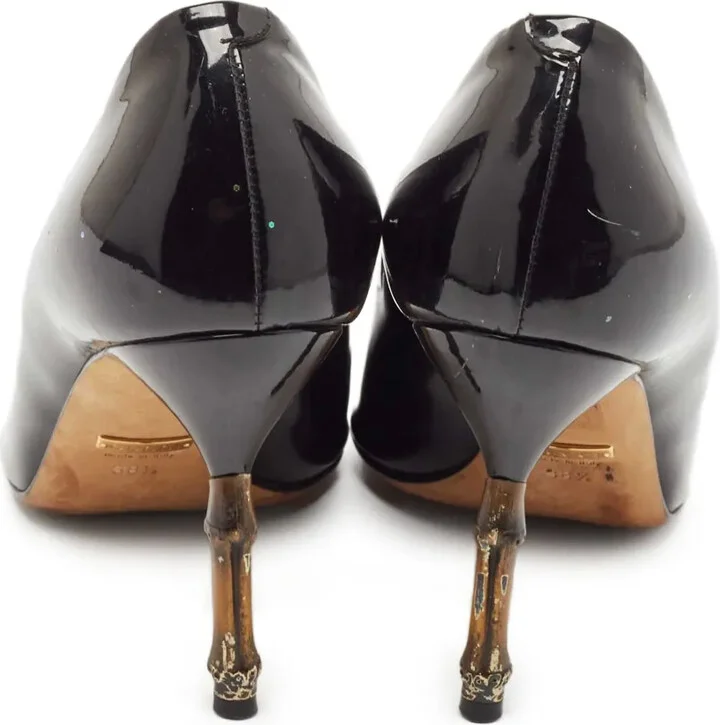 95mm Bamboo-heel pumps - Image 4