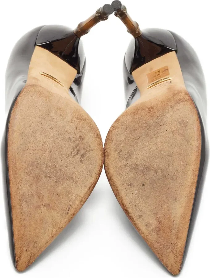 95mm Bamboo-heel pumps - Image 5