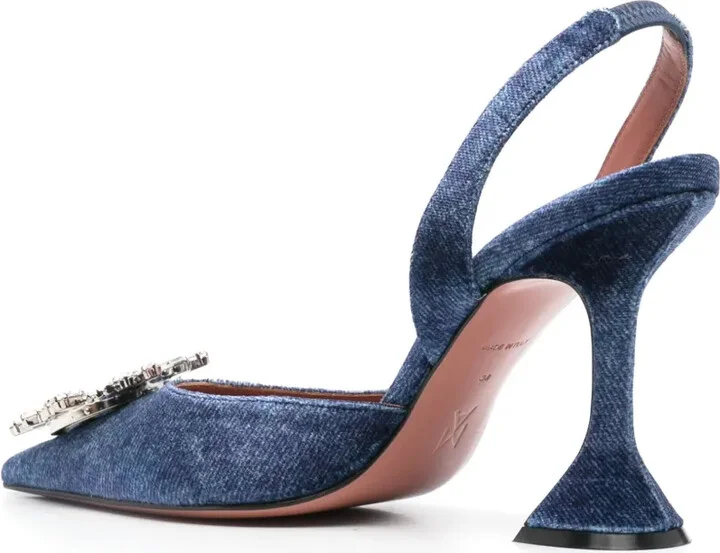 95mm Begum slingback pumps - Image 3