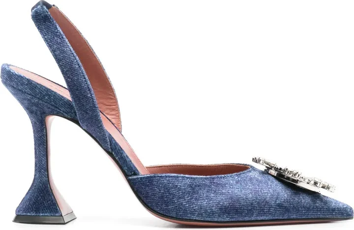 95mm Begum slingback pumps