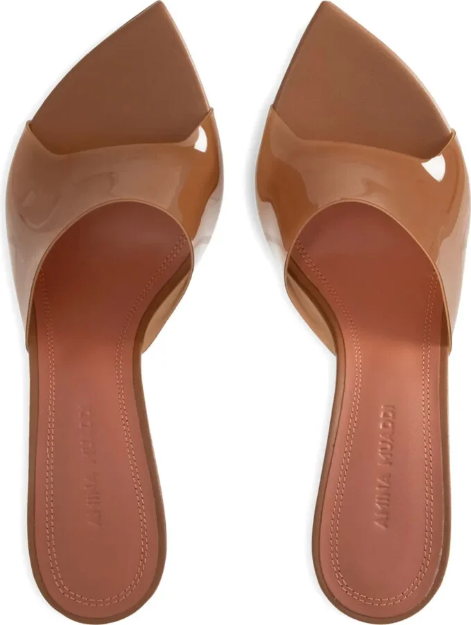 95mm Bianca Glass pointed-toe sandals - Image 3