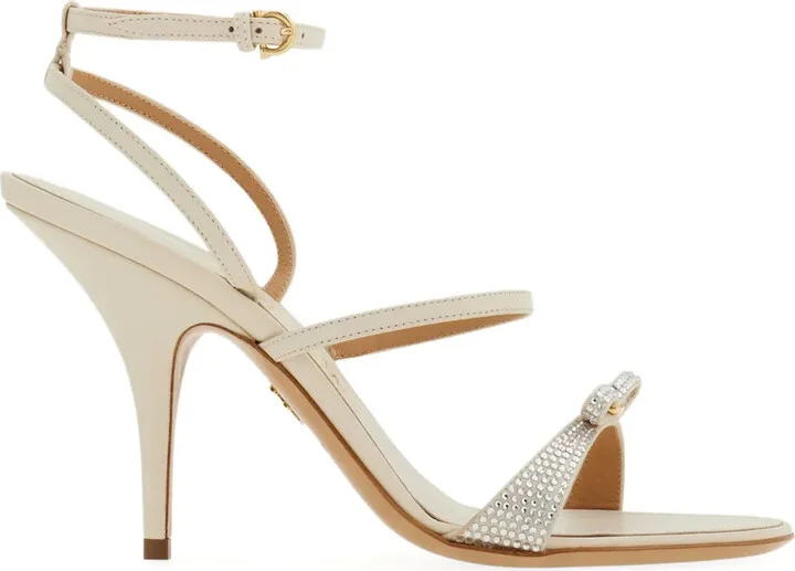 95mm Bow-Detail Sandals