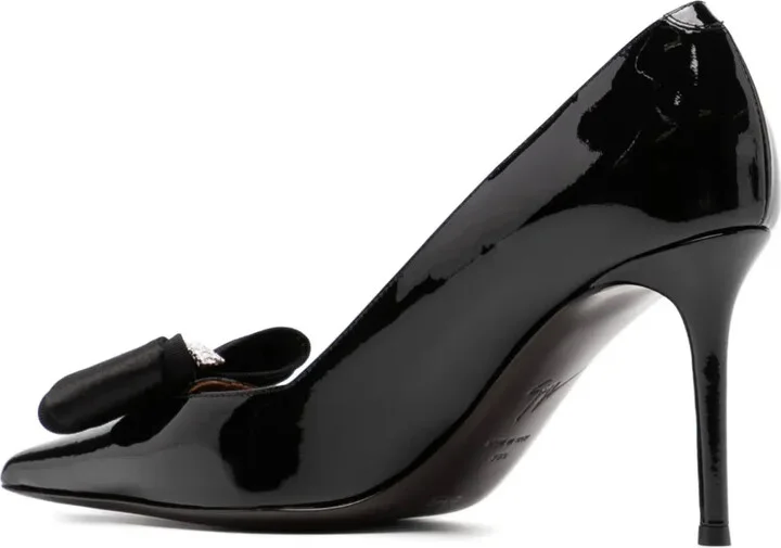 95mm Bow-Embellished Pumps - Image 3