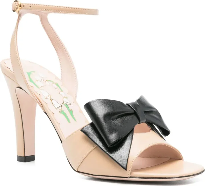 95mm Bow-Embellished Sandals - Image 2