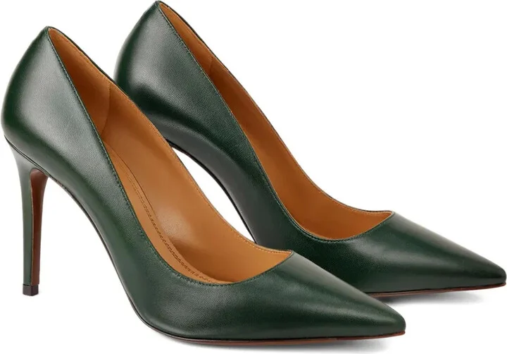 95mm Celia pointed-toe stiletto pumps - Image 2