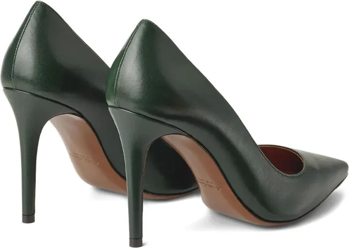 95mm Celia pointed-toe stiletto pumps - Image 4