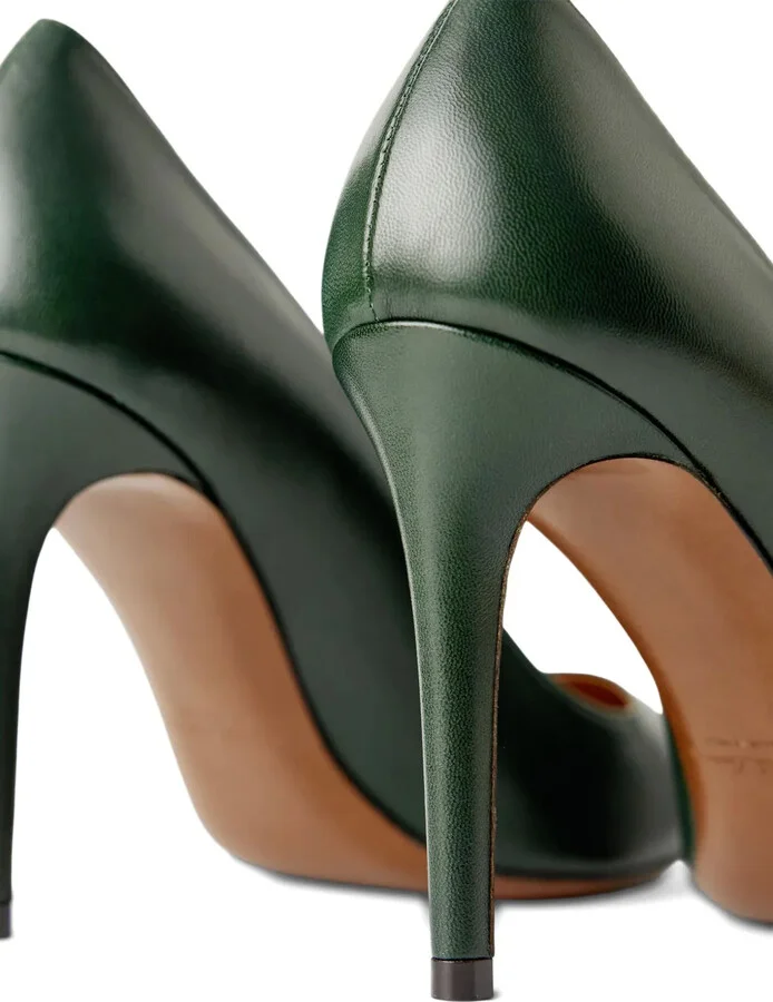 95mm Celia pointed-toe stiletto pumps - Image 5