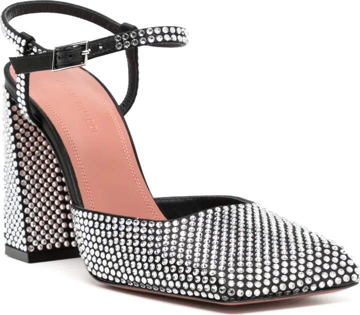 95mm Charlotte crystal-embellished sandals - Image 2