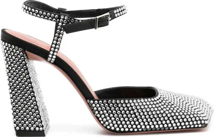 95mm Charlotte crystal-embellished sandals