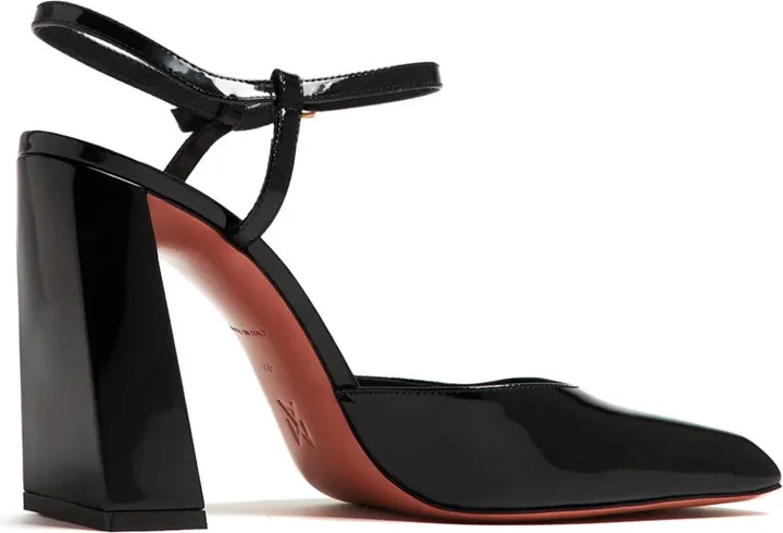 95mm Charlotte patent-leather pumps - Image 3