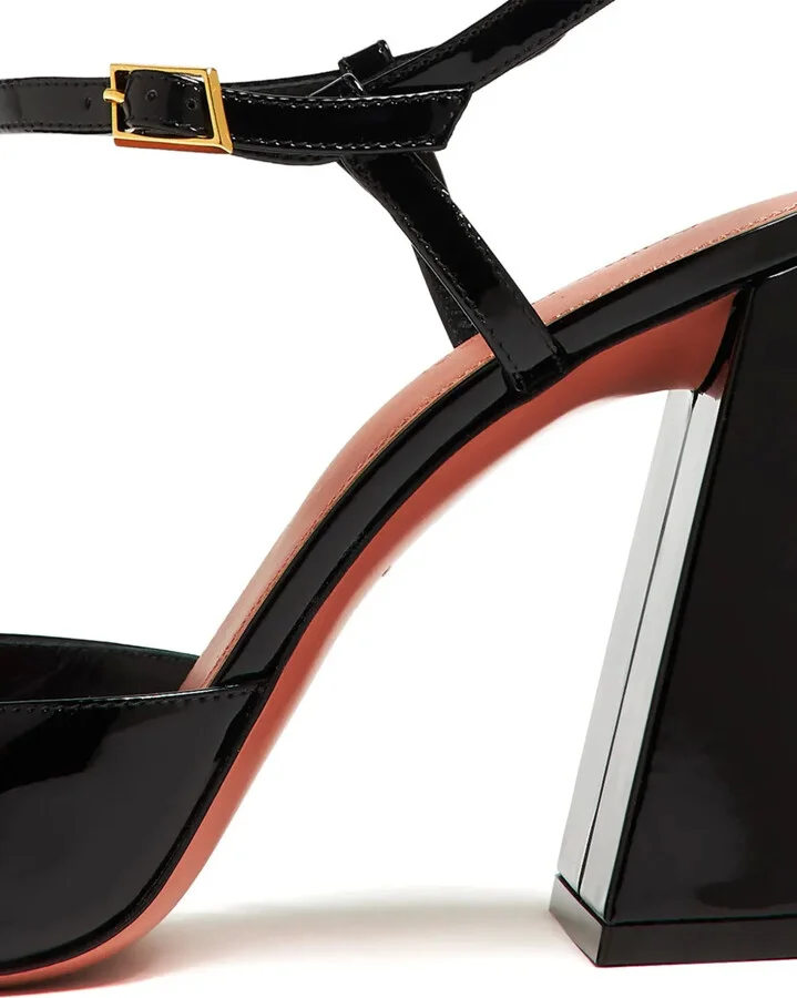 95mm Charlotte patent-leather pumps - Image 4