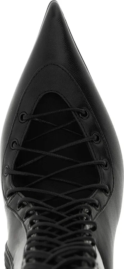 95mm Colette lace-up pointed boots - Image 2