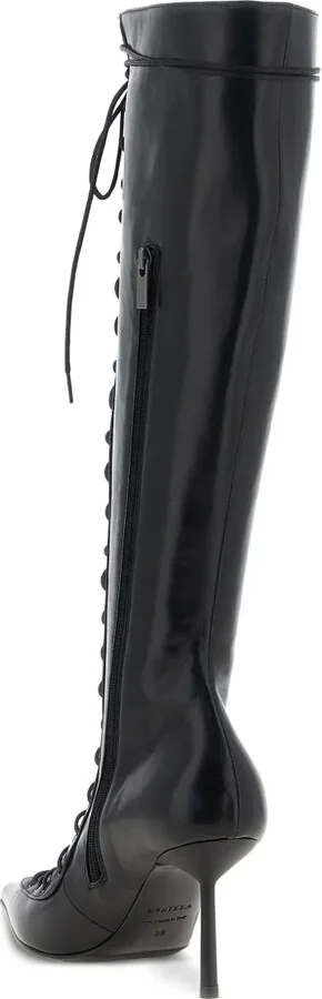 95mm Colette lace-up pointed boots - Image 3