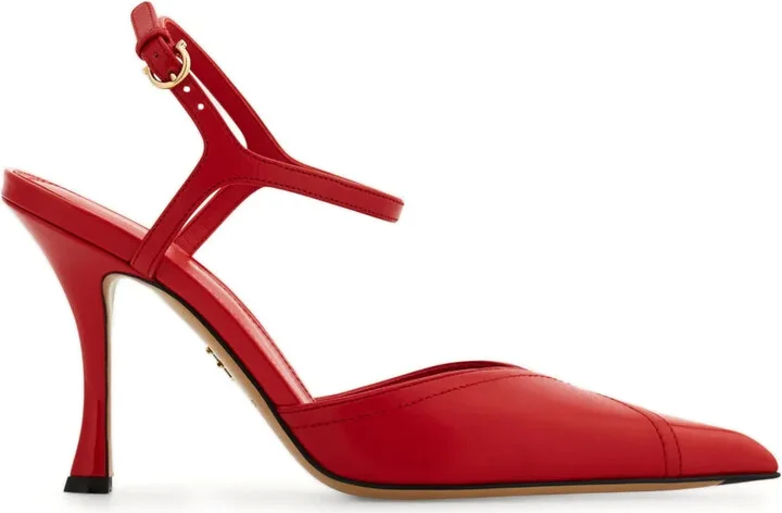 95mm Contrasting-Inlays Pumps
