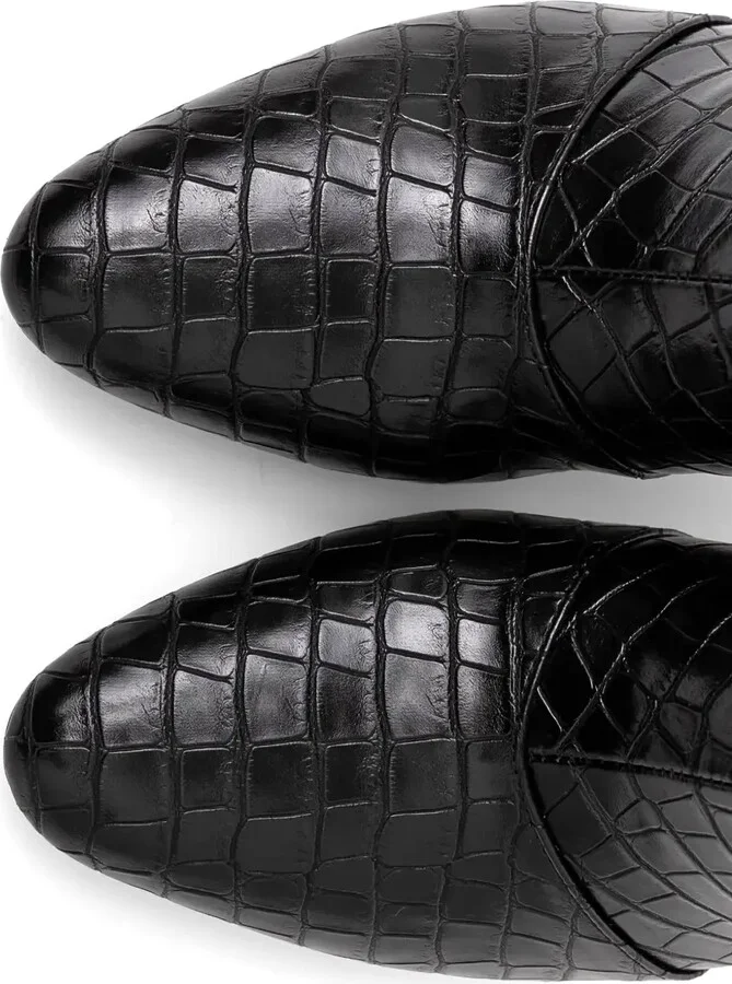 95mm Crocodille-Effect Boots - Image 5
