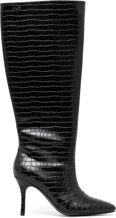 95mm Crocodille-Effect Boots