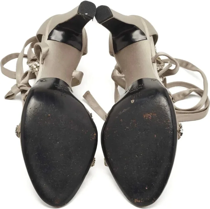 95mm Crystal-Embellished Sandals - Image 4