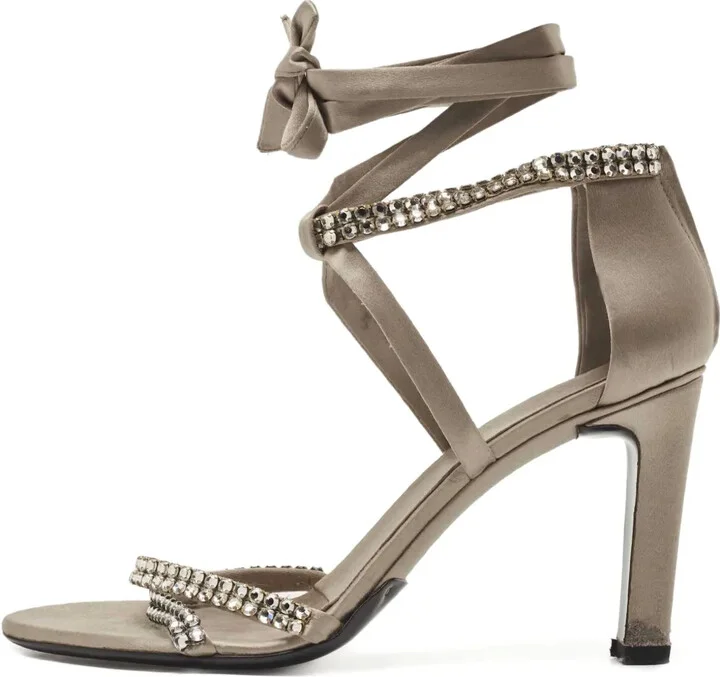 95mm Crystal-Embellished Sandals