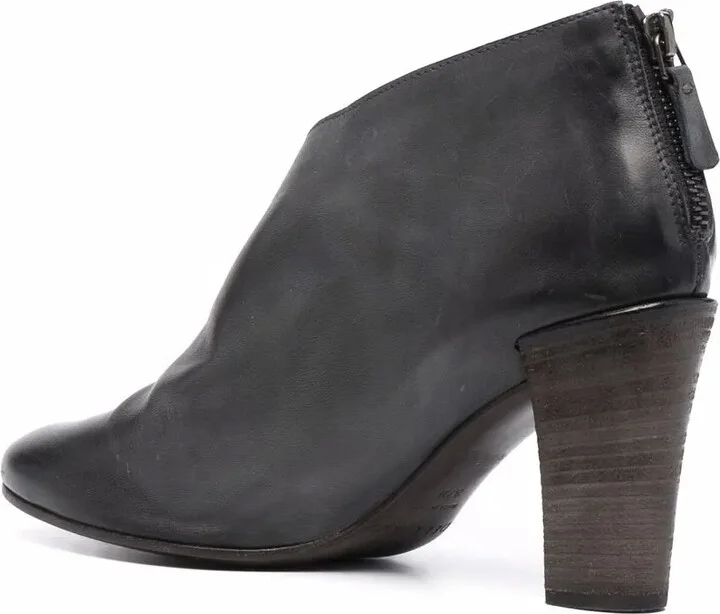 95mm Cut-Out Zipped Pumps - Image 3
